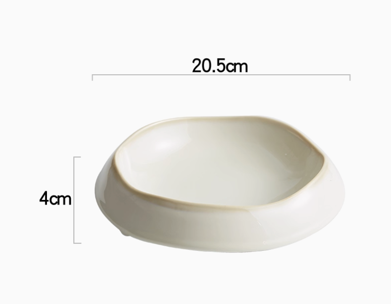 Deep Plate Irregular Shape