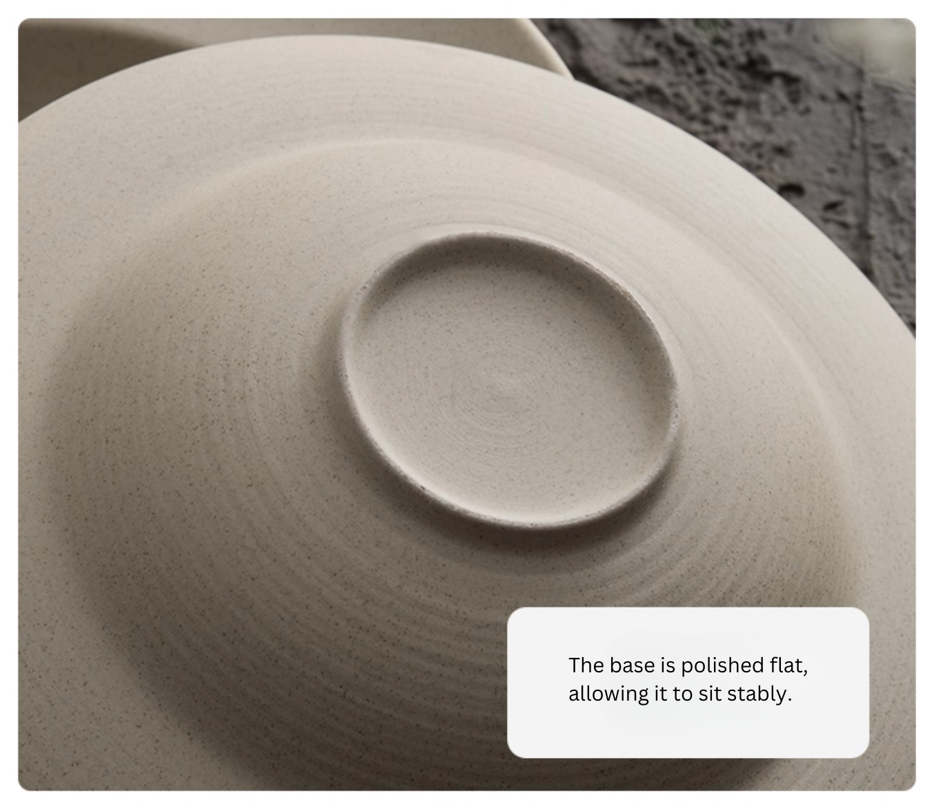Straw Hat Bowl -Clay Series (Neutral)