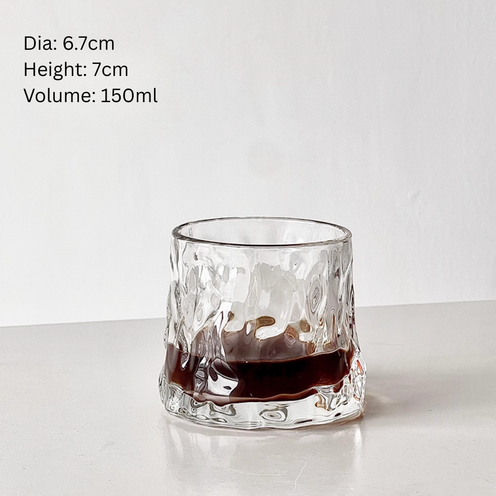 Simple Palette Drinking Glass – lifestyle shot for serving iced coffee, juice, or cocktails