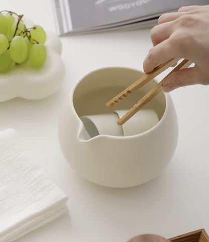 Wabi Sabi Tea Waste Bowl