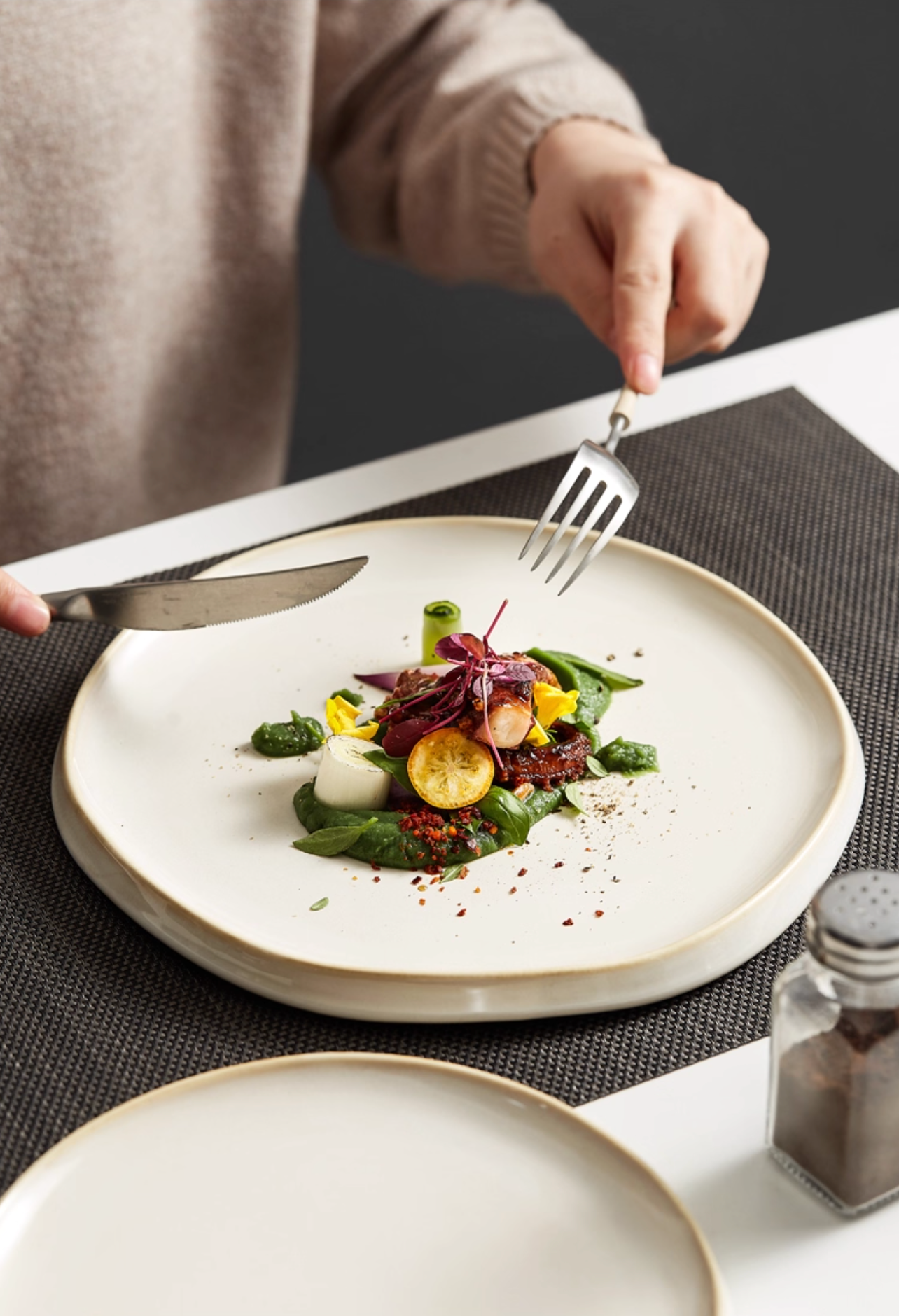 Flat Plate Irregular Shape