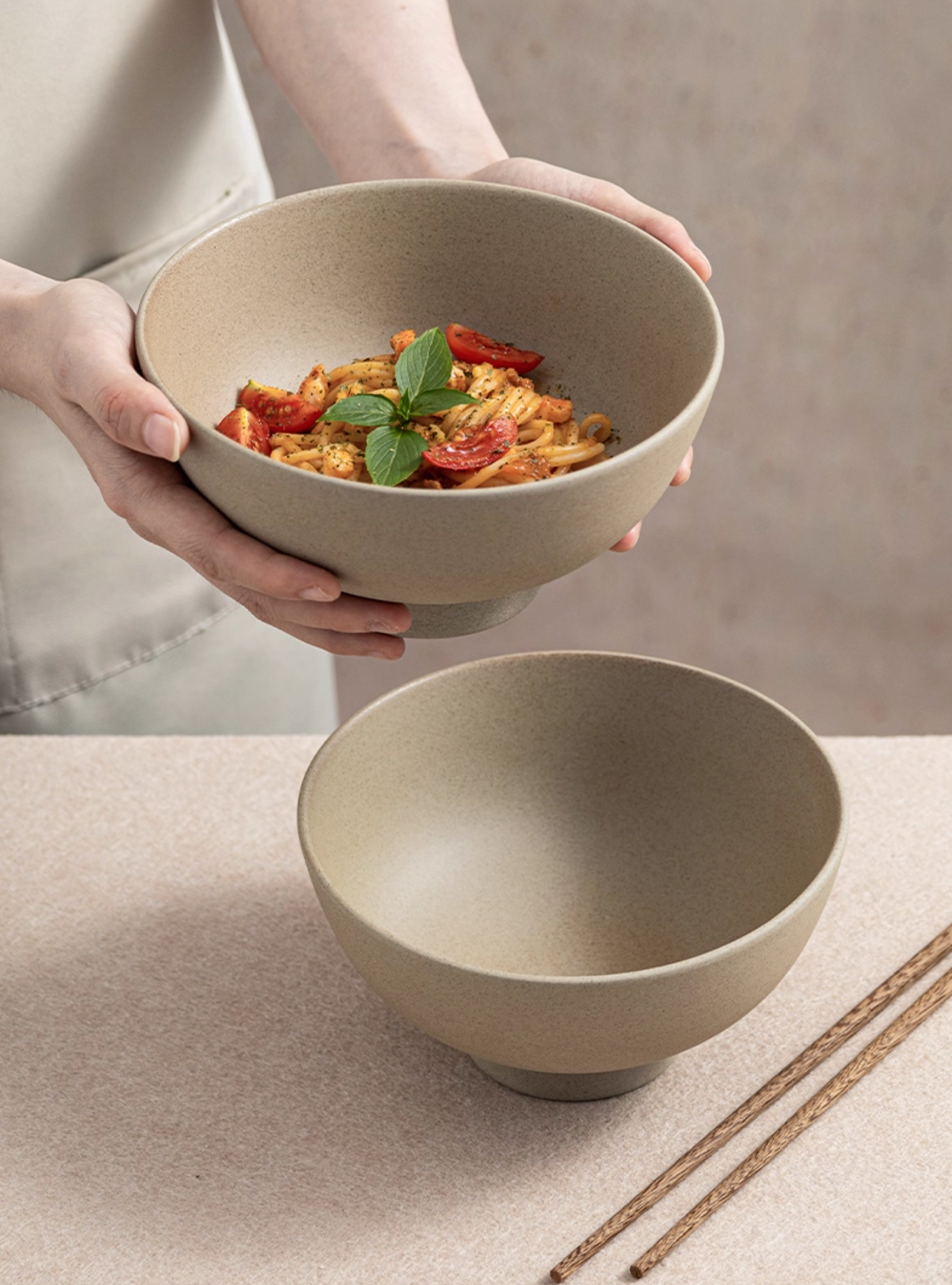 Soup Bowl -Clay Series (Tan)