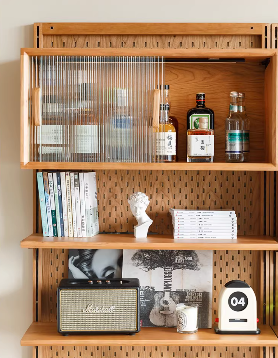 Cabinet drawer organization – Moku system furniture Simple Palette Singapore