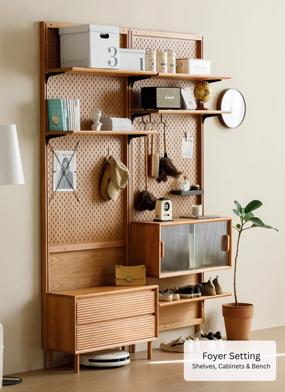 Lighting and material detail – Moku furniture by Simple Palette Singapore